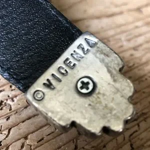 Vintage 90s Vicenza Rare Art Deco Western Embossed Leather Silver Buckle Belt XS Vintage | Accessories | Vintage 9s Vicenza Rare Art Deco  main image 4